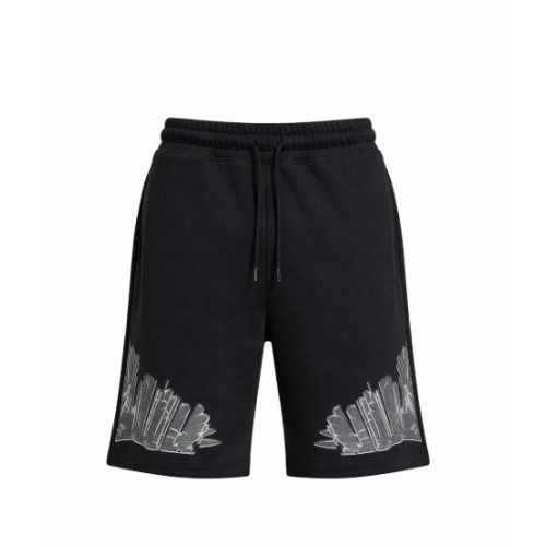 Bermude MARCELO BURLON, COUNTY OF MILAN, GEOMETRIC WINGS, Black
