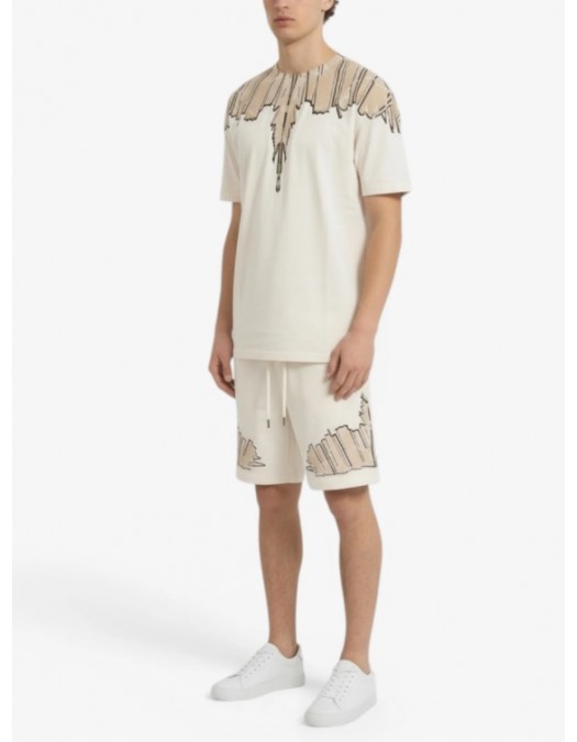 Bermude MARCELO BURLON, COUNTY OF MILAN,GEOMETRIC WINGS - S6CMMABE018412
