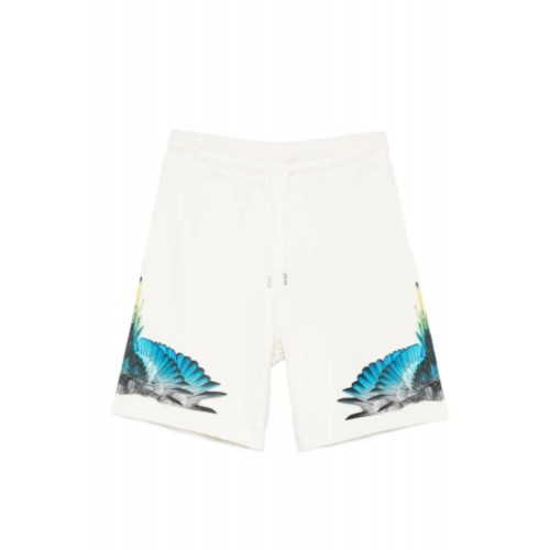 Bermude MARCELO BURLON, Wings print shorts