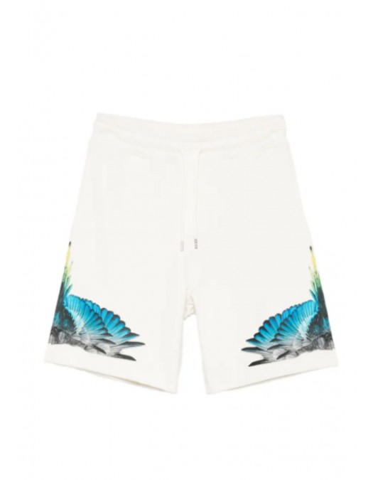 Bermude MARCELO BURLON, Wings print shorts - S6CMMABE026412