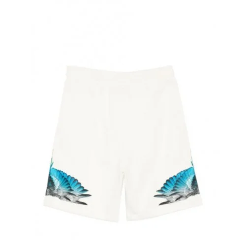 Bermude MARCELO BURLON, Wings print shorts
