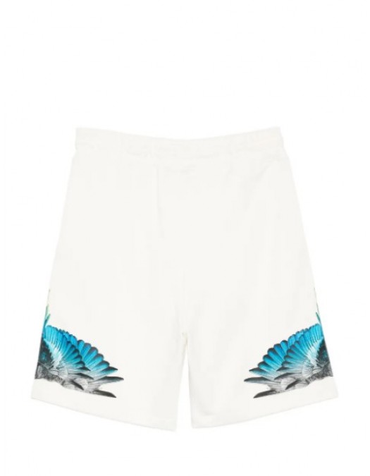 Bermude MARCELO BURLON, Wings print shorts - S6CMMABE026412
