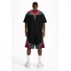 Pantaloni Scurti Marcelo Burlon, FEATHERS Insert, Negru - S6CMMABE027110