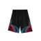Pantaloni Scurti Marcelo Burlon, FEATHERS Insert, Negru