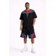 Pantaloni Scurti Marcelo Burlon, FEATHERS Insert, Negru - S6CMMABE027110