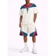 Bermude MARCELO BURLON, Bermuda Shorts With Wing Print - S6CMMABE027412