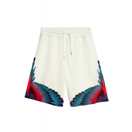 Bermude MARCELO BURLON, Bermuda Shorts With Wing Print