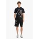 BERMUDE Marcelo Burlon, Panther Print, Negru - S6CMMABE045110