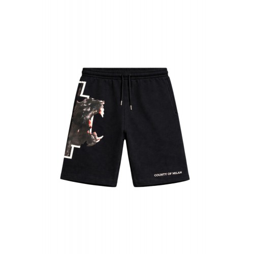 BERMUDE Marcelo Burlon, Panther Print, Negru