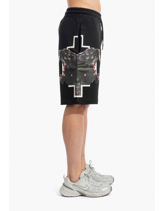 BERMUDE Marcelo Burlon, Panther Print, Negru - S6CMMABE045110