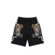 Pantaloni scurti MARCELO BURLON, tiger print bermuda, Negru - S6CMMABE053110