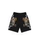 Pantaloni scurti MARCELO BURLON, tiger print bermuda, Negru - S6CMMABE053110