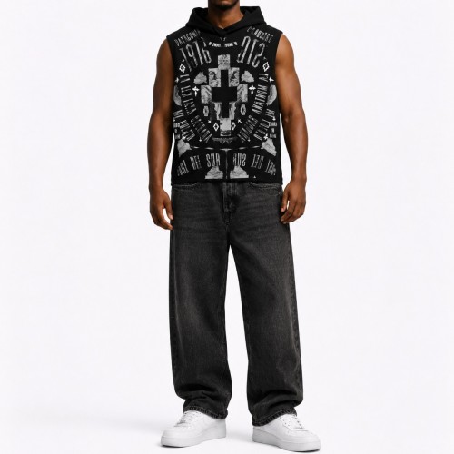 Jeans MARCELO BURLON, Denin Black