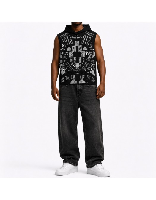 Jeans MARCELO BURLON, Denin Black - S6CMMADP082127
