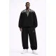 Pantaloni MARCELO BURLON, White logo Insert on Front, Negru - S6CMMAFP091110