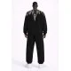 Pantaloni MARCELO BURLON, White logo Insert on Front, Negru - S6CMMAFP091110