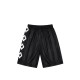 Pantaloni scurti MARCELO BURLON, logo print bermuda, Negru - S6CMMASH085110