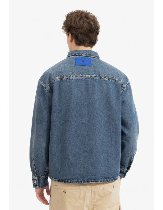 Jacheta MARCELO BURLON, Blue Denin - S6CMMASI080126