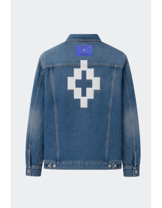 Jacheta MARCELO BURLON, Blue Denin - S6CMMASI080126