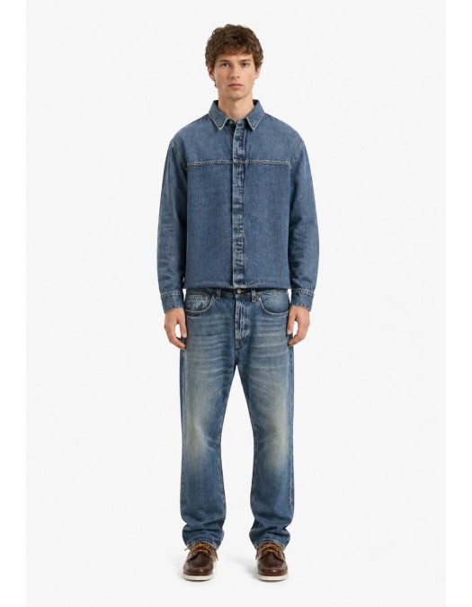 Jacheta MARCELO BURLON, Blue Denin - S6CMMASI080126
