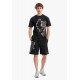 Tricou MARCELO BURLON, Panther Print, Negru - S6CMMATH043110