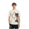 Tricou MARCELO BURLON, Panther Print, Alb