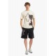 Tricou MARCELO BURLON, Panther Print, Alb - S6CMMATH043412
