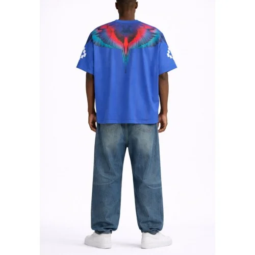 Tricou MARCELO BURLO, Soccer-inspired triacetate technical fabric T-shirt