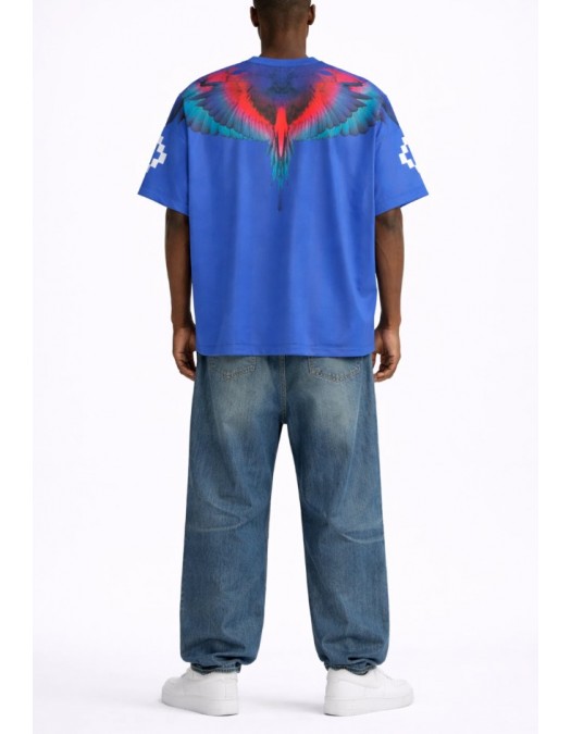 Tricou MARCELO BURLO, Soccer-inspired triacetate technical fabric T-shirt - S6CMMATH086061