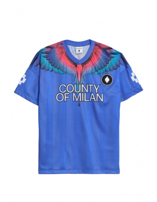 Tricou MARCELO BURLO, Soccer-inspired triacetate technical fabric T-shirt - S6CMMATH086061