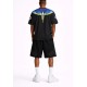 Tricou MARCELO BURLON, Soccer-inspired triacetate technical fabric T-shirt - S6CMMATH086110