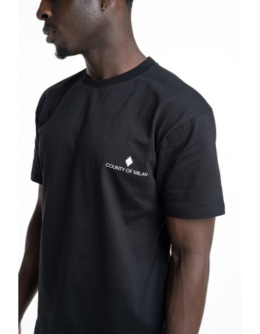 Tricou MARCELO BURLON, County Of Milan Men’s T Shirt Black - S6CMMATH095110