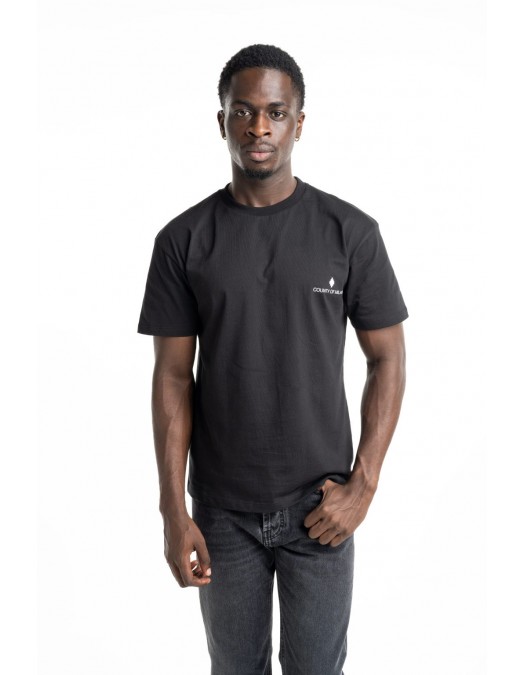 Tricou MARCELO BURLON, County Of Milan Men’s T Shirt Black - S6CMMATH095110