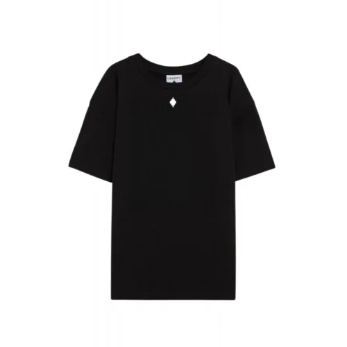 Tricou MARCELO BURLON, with logo print on the front and County of Milan, Black
