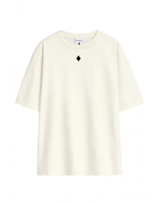 Tricou MARCELO BURLON,  with logo print on the front and County of Milan - S6CMMATH096412