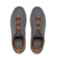 Sneakers Zegna, Low Top, Triple Stitch, Brown Details, Wool, Grey - S7006ZLHUTESGS