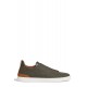 Sneakers Zegna, Low Top, Triple Stitch, Olive - S7006ZLHUTESLO