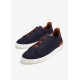 Sneakers Zegna, Low Top, Triple Stitch, Dark Blue - S7006ZLHUTESNY