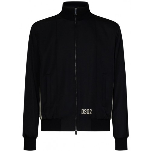 Jacheta Dsquared2, Black Bomber, S71AN0492S76498900 Jacheta Dsquared2, Black Bomber, S71AN0492S76498900