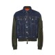 JACHETA DSQUARED2, Dark Indigo Aviator Hybrid Bomber - S71AN0611D30011470