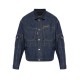 JACHETA DSQUARED2, Navy Blue Denim Jacket - S71AN0627D30011470