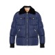 Geaca Dsquared2, NAVY BLUE Down jacket with fur collar - S71AN0642S53817487