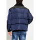 Geaca Dsquared2, NAVY BLUE Down jacket with fur collar - S71AN0642S53817487