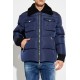 Geaca Dsquared2, NAVY BLUE Down jacket with fur collar - S71AN0642S53817487