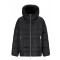 Geaca Dsquared2, Gluga Oversized, Fermoare argintii, Negru