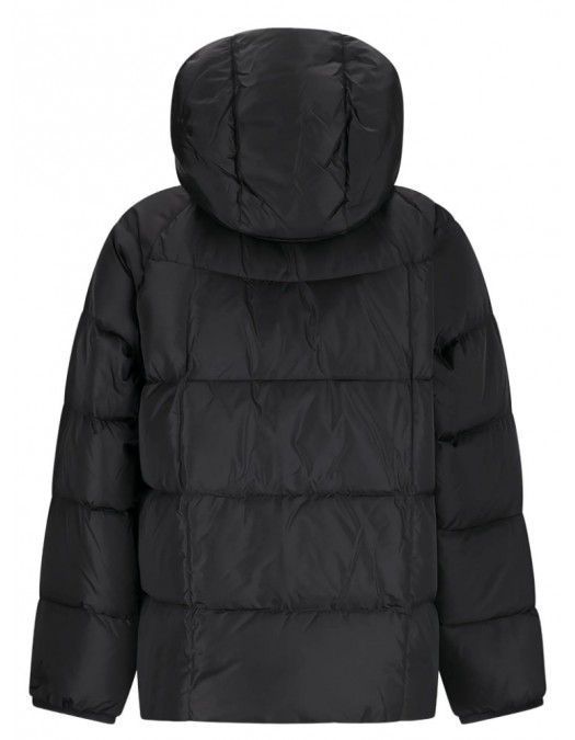 Geaca Dsquared2, Gluga Oversized, Fermoare argintii, Negru - S71AN0643S53817900