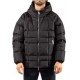 Geaca Dsquared2, Gluga Oversized, Fermoare argintii, Negru - S71AN0643S53817900