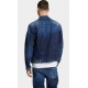 JACHETA DSQUARED2, D2 Obsessed Dark Blue Denim Jacket - S71AN0646D30010470
