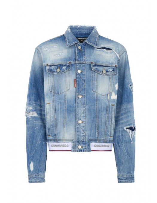 Jacheta DSQUARED2, Light Cool Kids Wash Over Jean Jacket - S71AN0669D30038470
