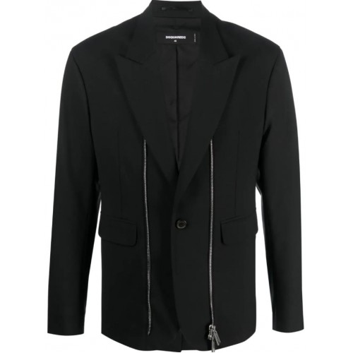 Sacou DSQUARED2, Zip Frontal,  S71BN0926S53632900 Sacou DSQUARED2, Zip Frontal,  S71BN0926S53632900